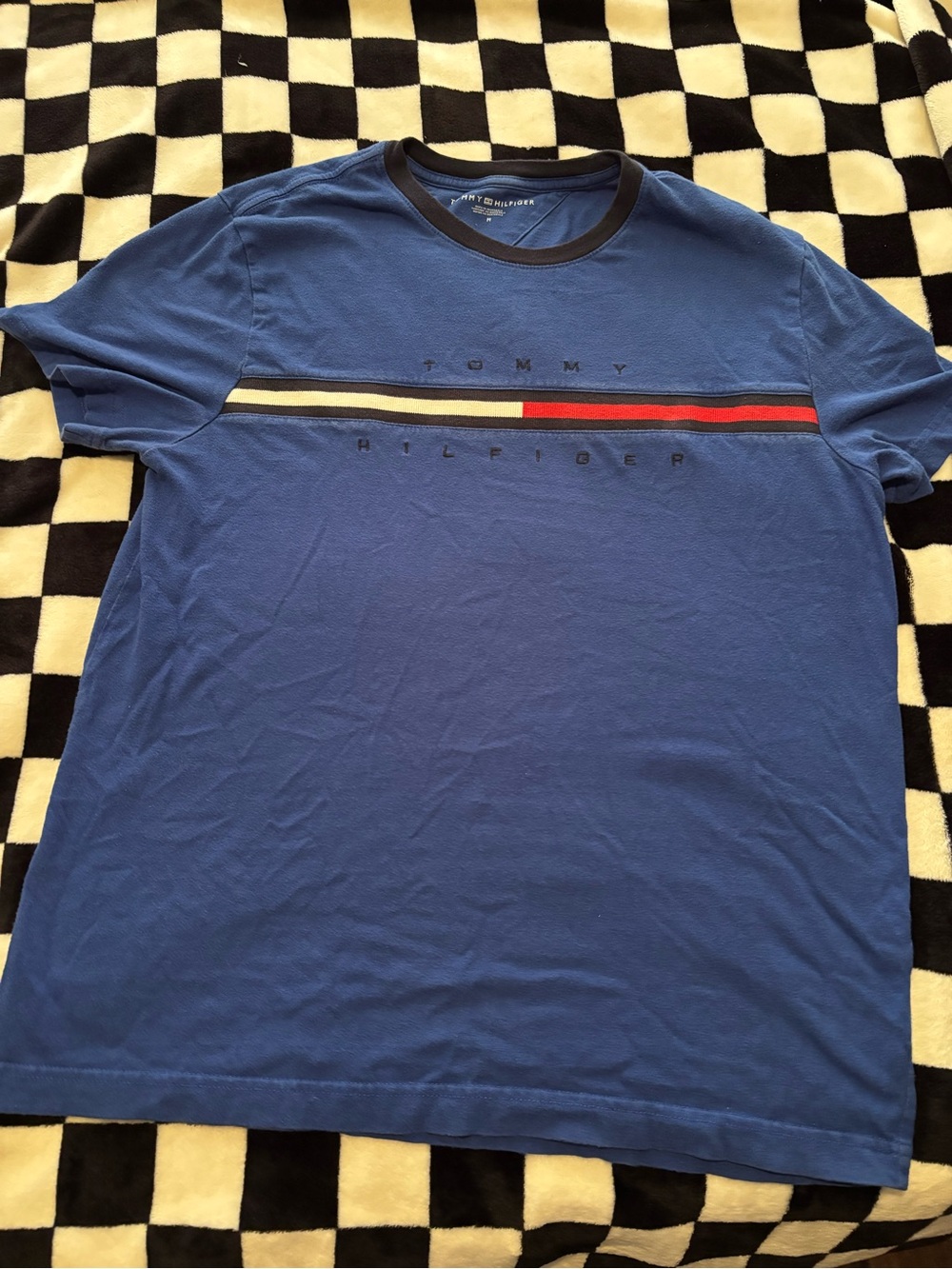 Tommy Hilfiger mens medium blue tshirt